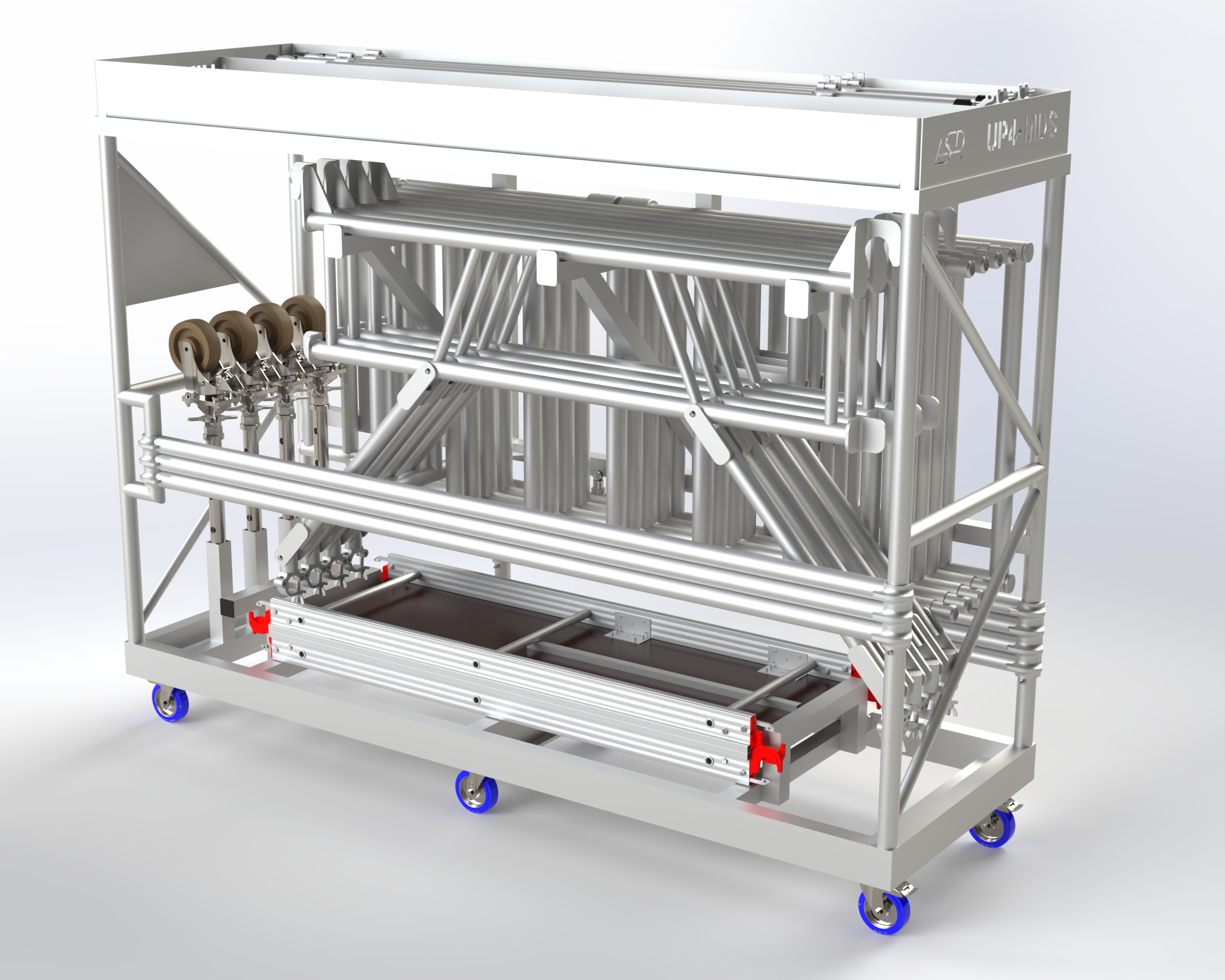 Chariot UP4-MDS équipé